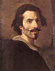 Gian Lorenzo Bernini Canvas Paintings - Self-Portrait as a Mature Man